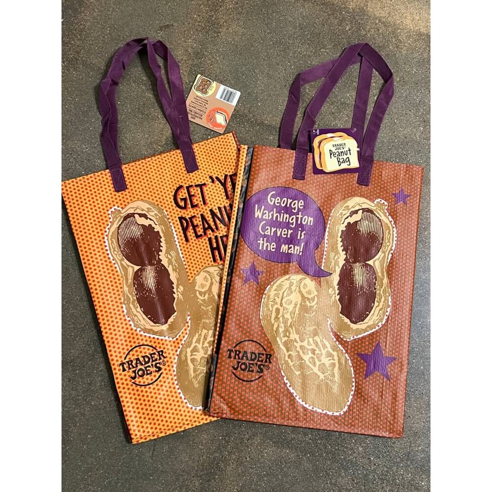 Trader Joe's - Peanut Reusable Grocery Bag